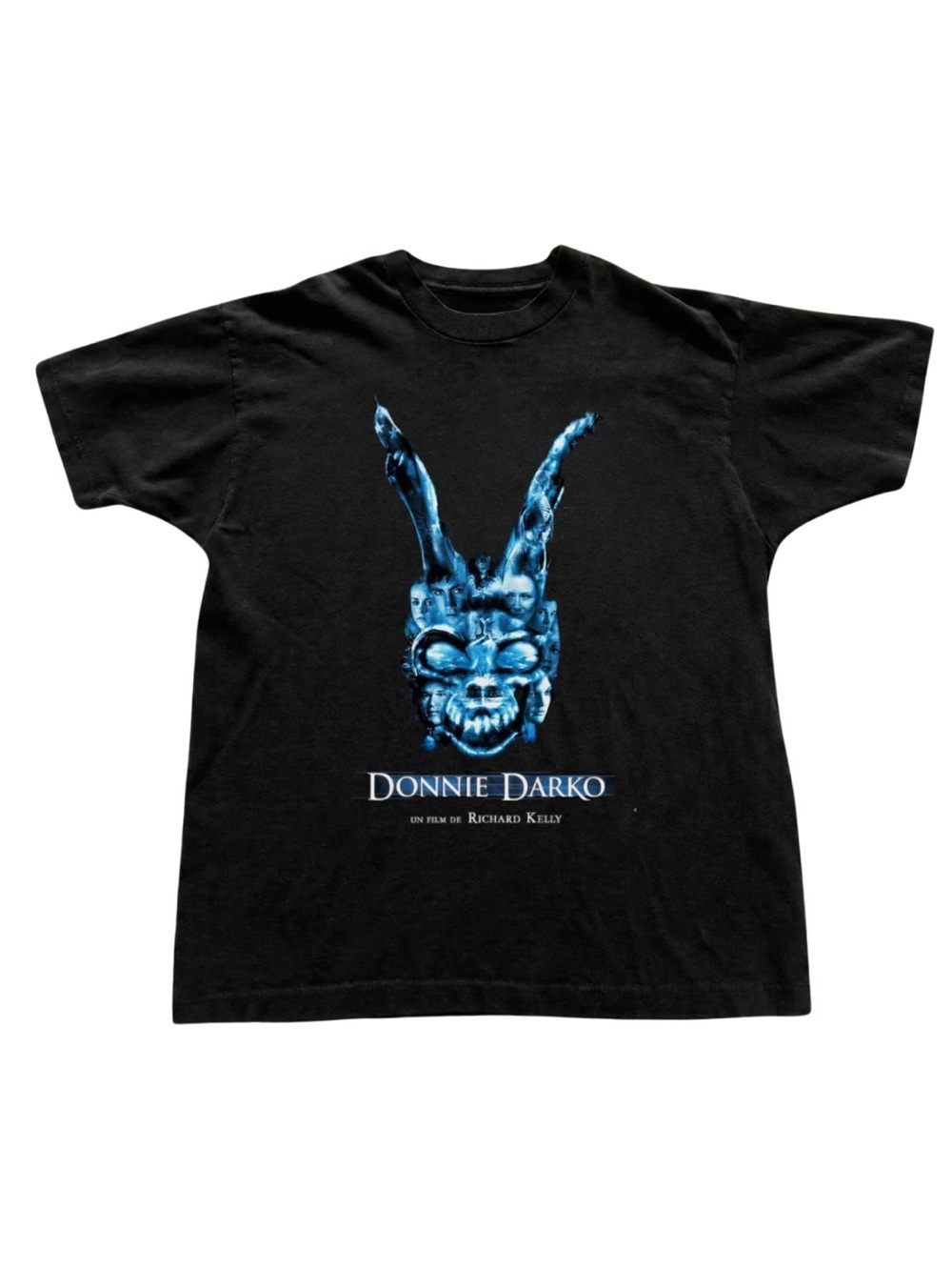 Gildan Donnie Darko Graphic Tee - Black with Blue Design
